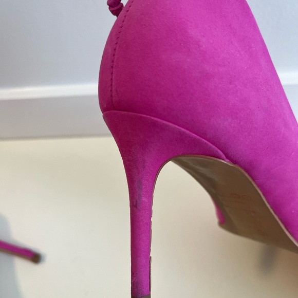 Aldo Hot pink heels with bow - Picture 6 of 6